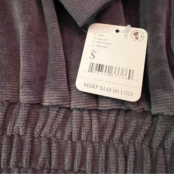 Free People Free Movement Training Day Velour Jumpsuit - Size Small NWT - Picture 6 of 6